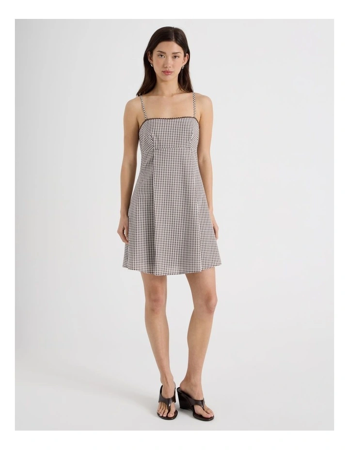 Mini Dress in Bracken Check image 5