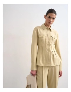 Talia Tailored Shirt in Green