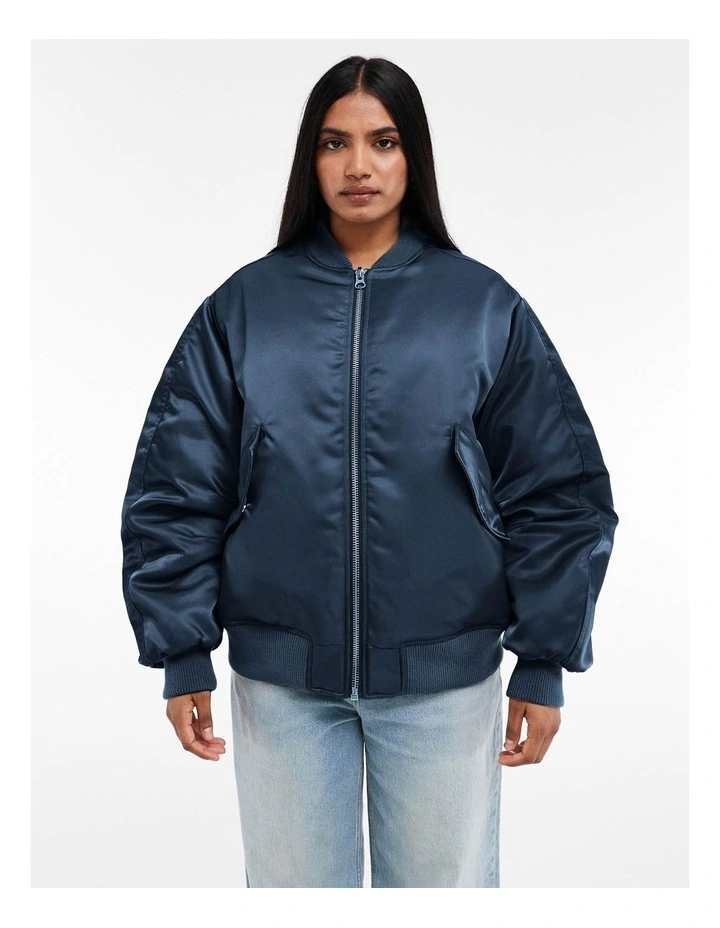 Sava Bomber Jacket in Blue image 1