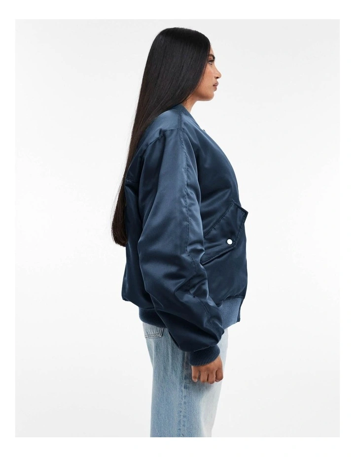 Sava Bomber Jacket in Blue image 3