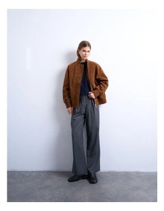 Charlotte Bomber in Brown