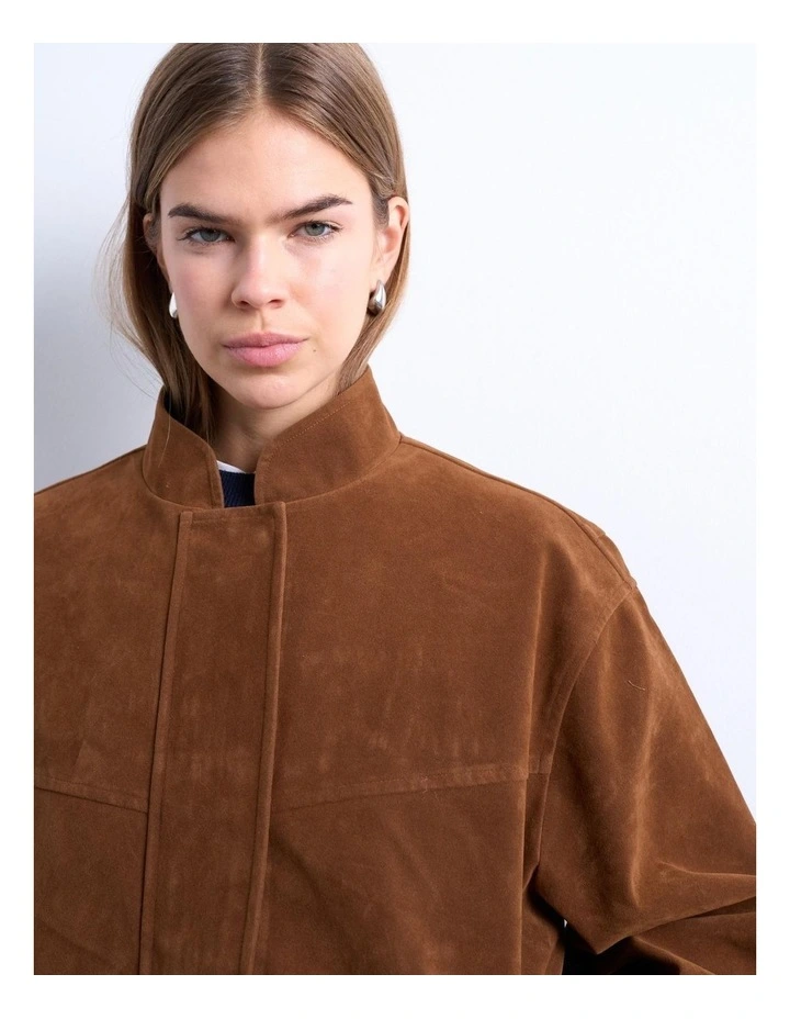 Charlotte Bomber in Brown image 3