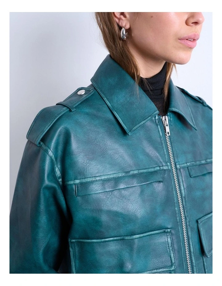 Noa Washed ZIP Jacket image 2