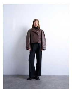 Thalia Ovoid Sleeve Short Trenchcoat Brand Attributes