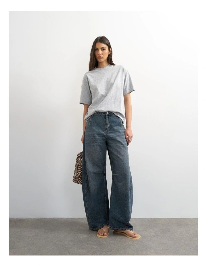 Premium Basic T-Shirt in Grey Marle image 1