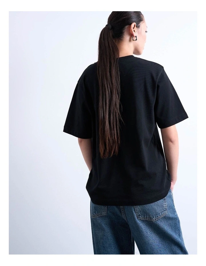Premium Basic T-Shirt in Black image 4