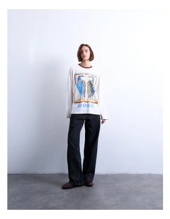 Alberte Graphic T-Shirt in White