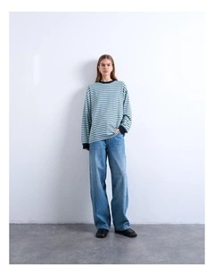 Malene Skater T-shirt in Blue