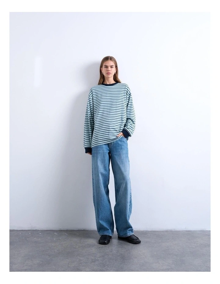 Malene Skater T-shirt in Blue image 1