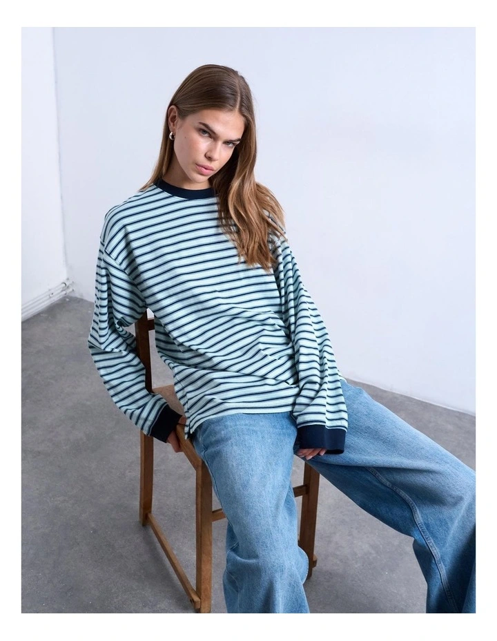 Malene Skater T-shirt in Blue image 4