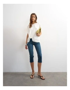 CHLOE HITCH DETAILED T-SHIRT