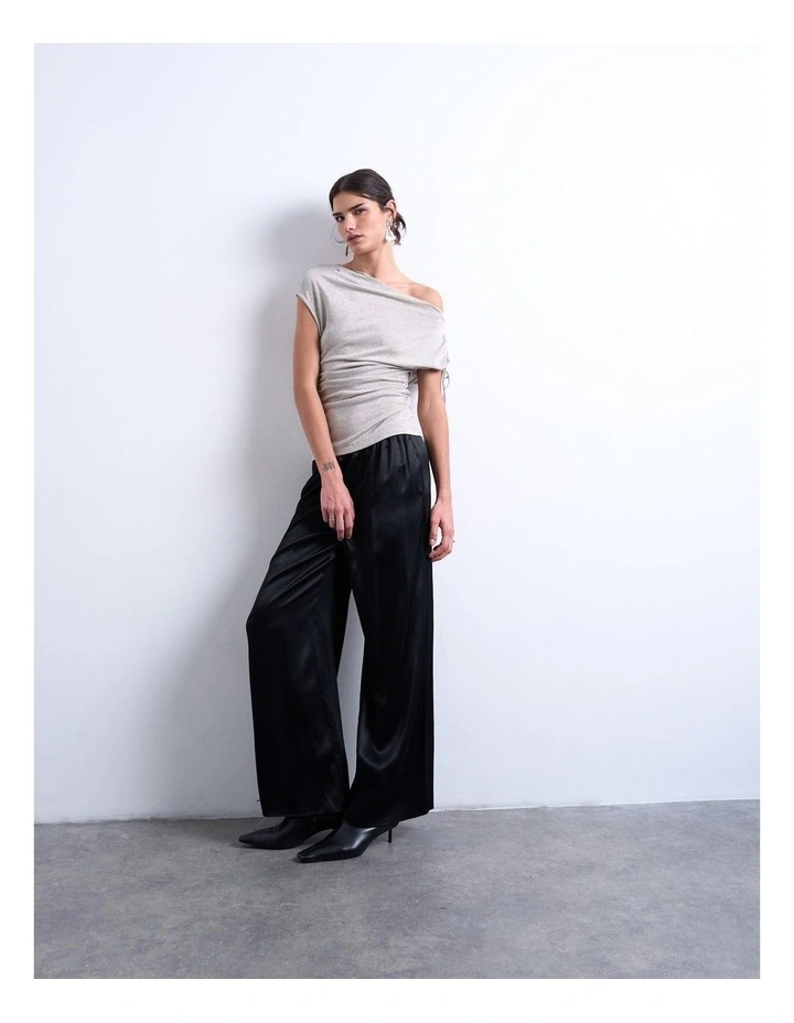 Viva Asymmetrical Top in Silver image 4