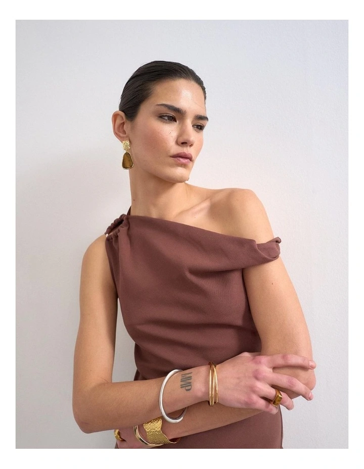 Talula Top in Brown image 2