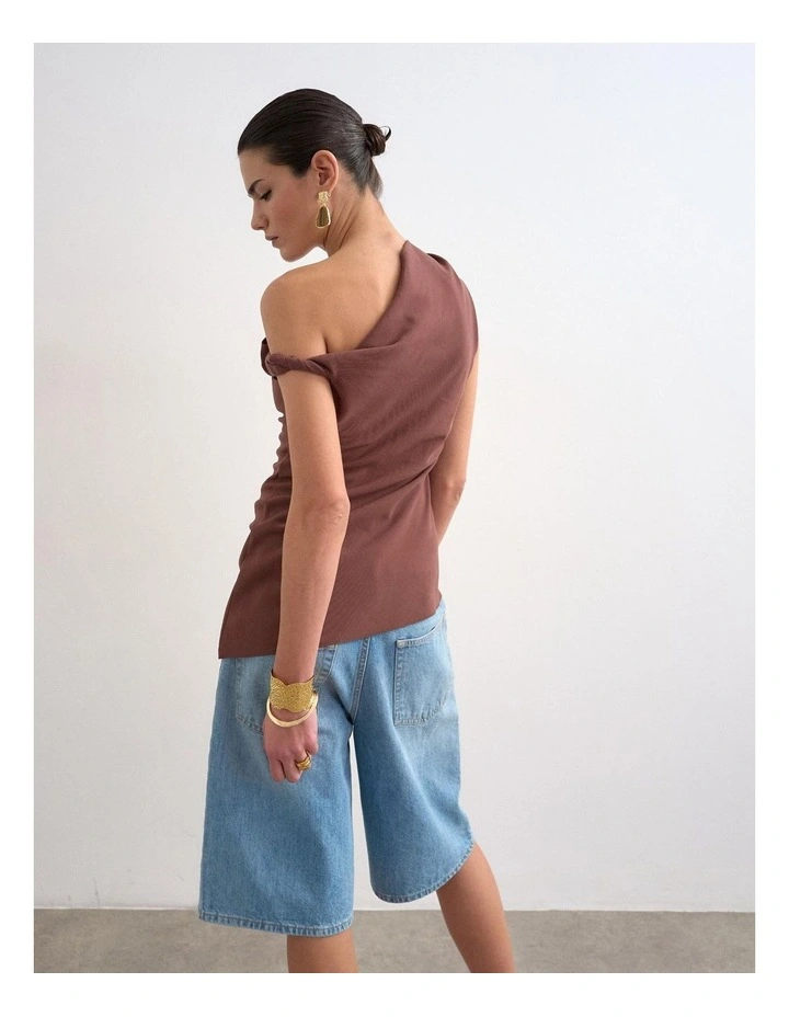 Talula Top in Brown image 3