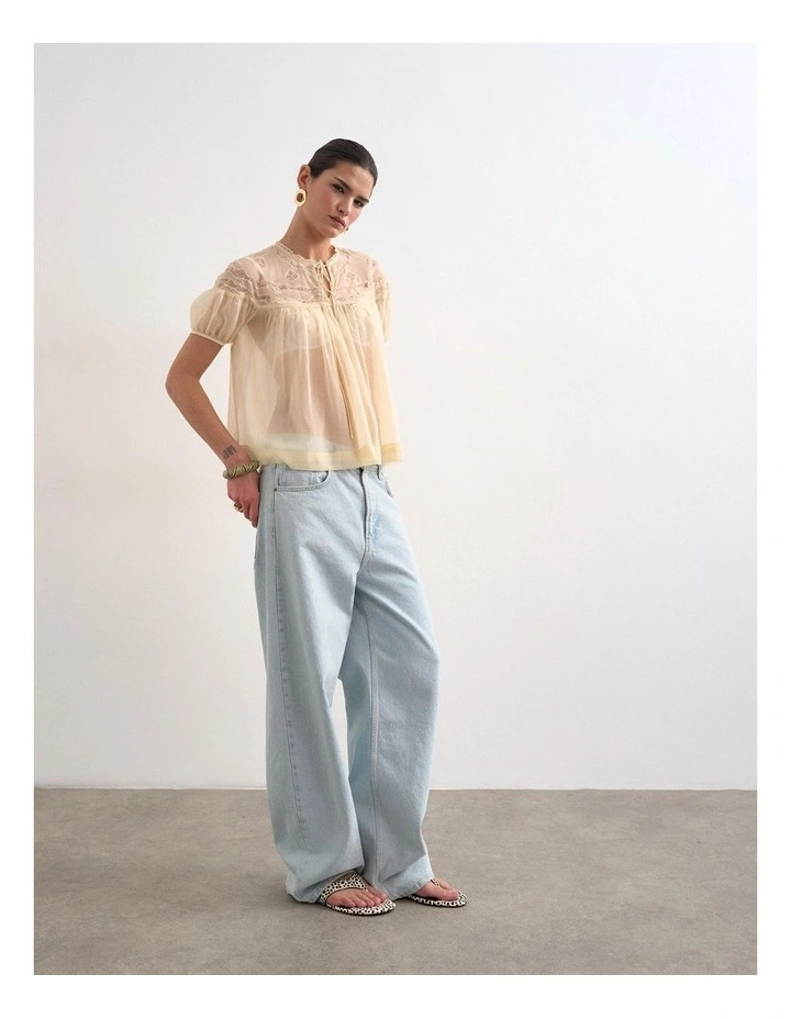 Layla Lace Top in Stone image 4