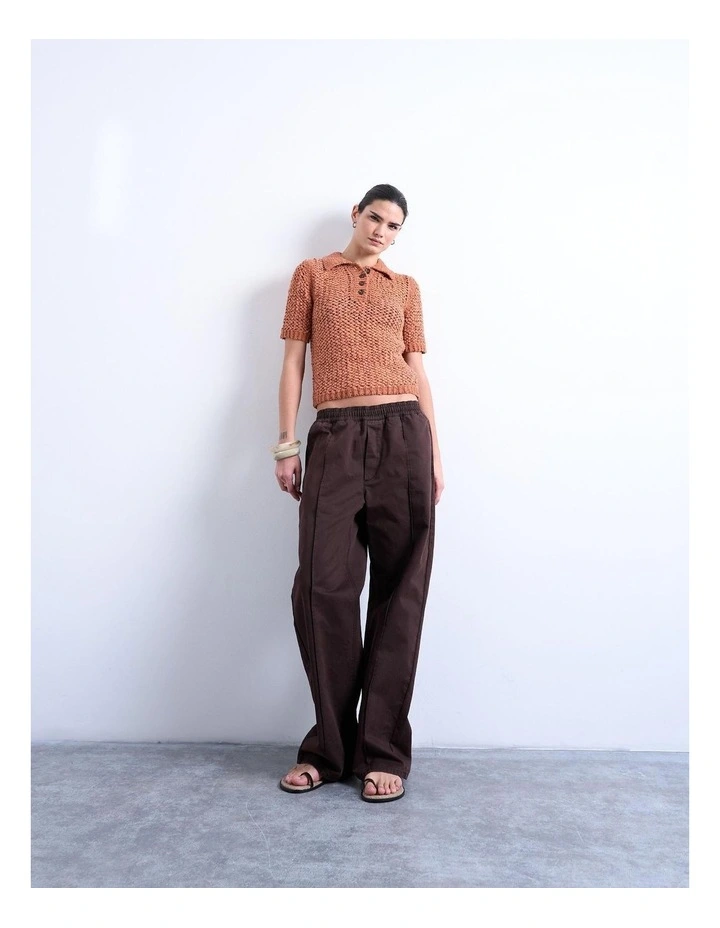 Alice Polo Pullover in Red image 1