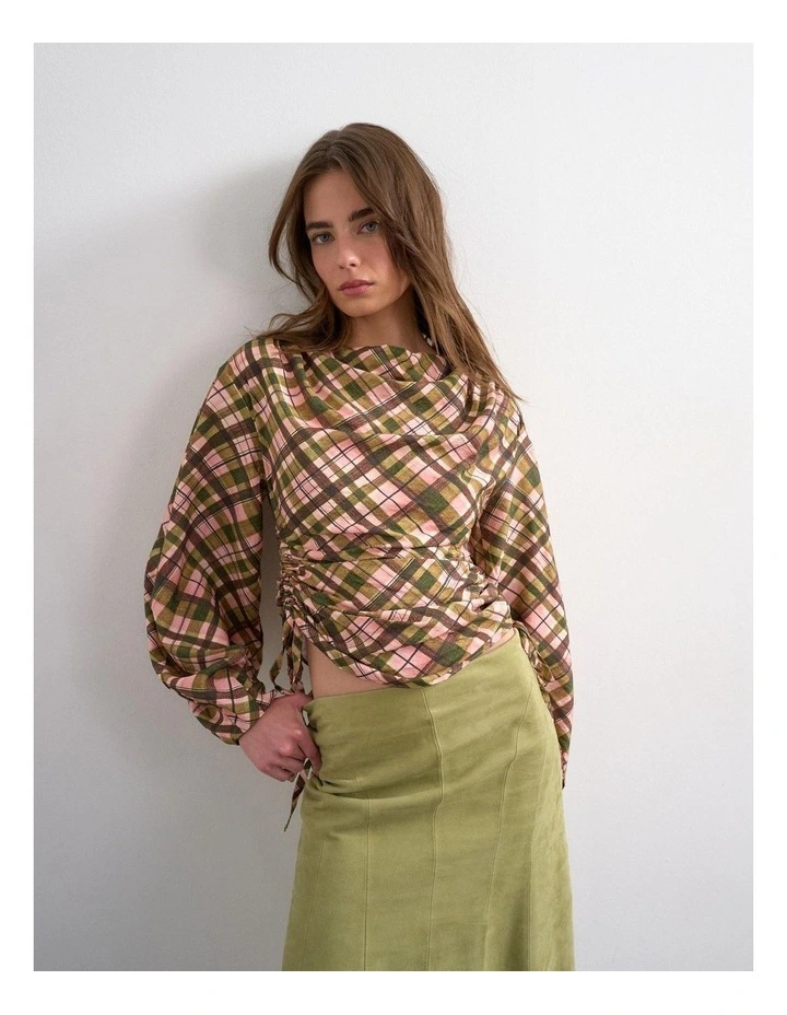 Riley Tie Top in Multi image 1