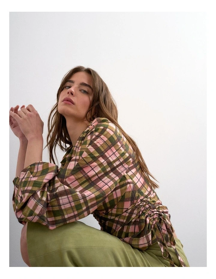 Riley Tie Top in Multi image 3