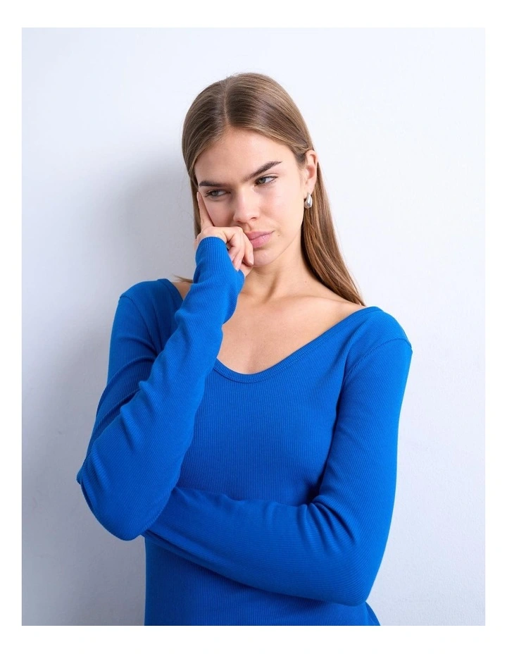 Eva Maxi Dress in Blue image 1