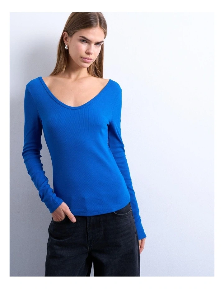 Eva Maxi Dress in Blue image 2