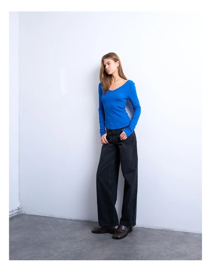 Eva Maxi Dress in Blue image 3