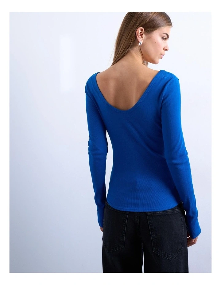 Eva Maxi Dress in Blue image 4