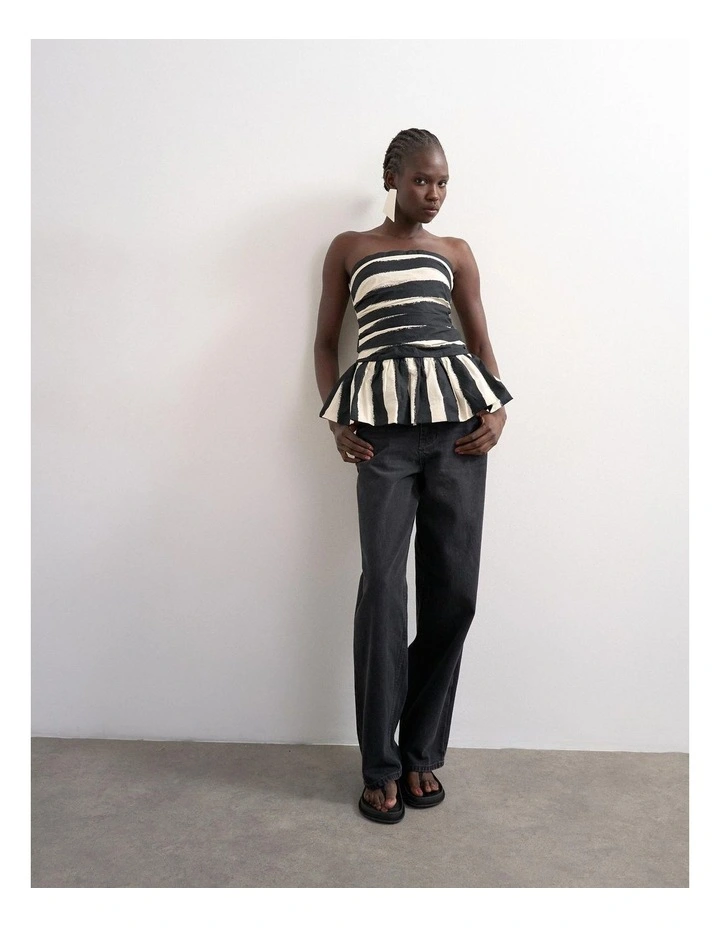 Solde Bandeau Peplum Top image 1
