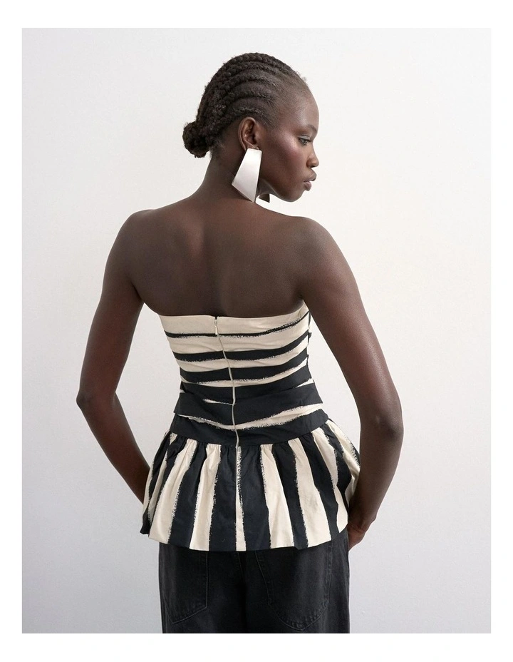 Solde Bandeau Peplum Top image 4