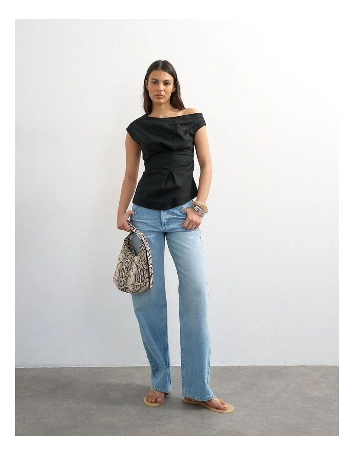 CASA CINCHED WAIST TOP image 1