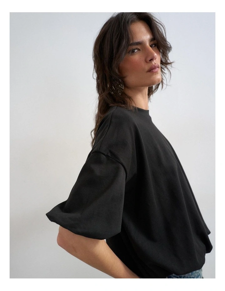 MANDY BUBBLE HEM TEE image 3