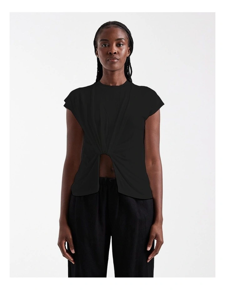 CHLOE HITCH DETAILED T-SHIRT image 1