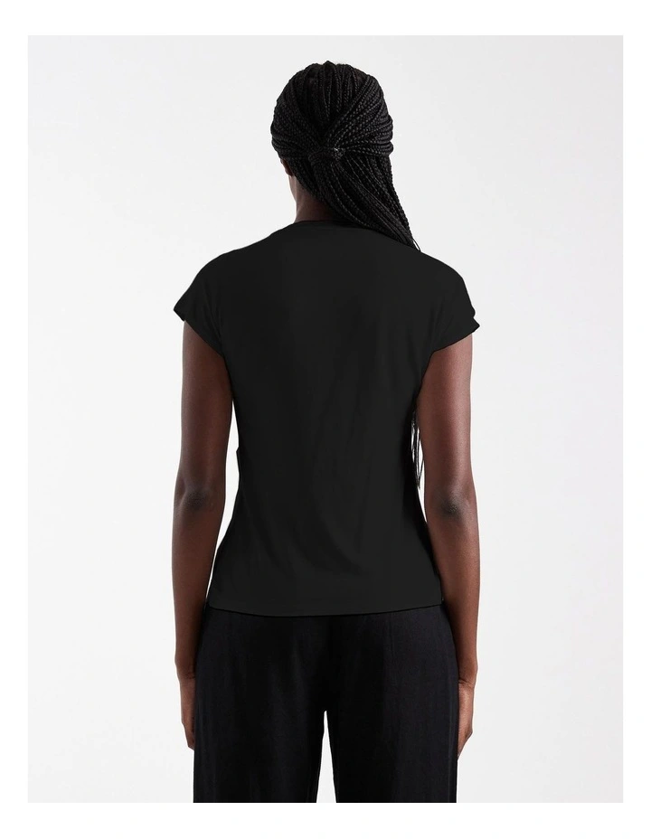 CHLOE HITCH DETAILED T-SHIRT image 3