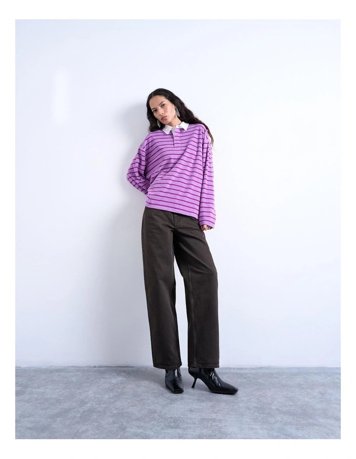 DEMI OVERSIZED POLO image 1