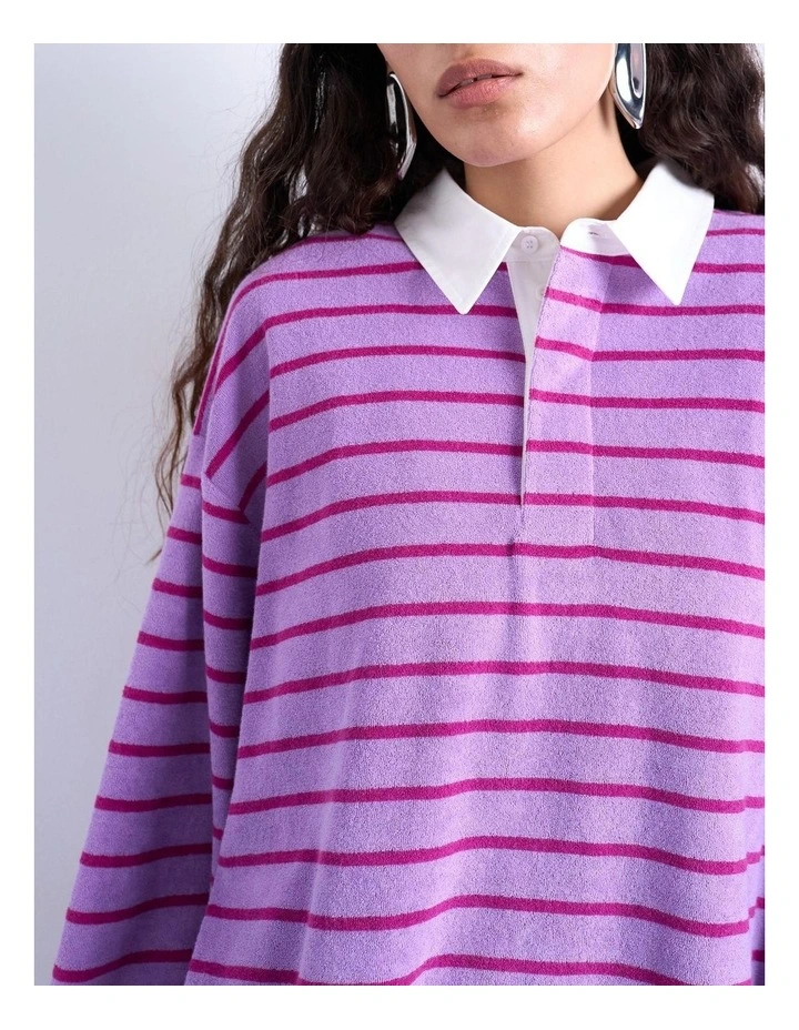 DEMI OVERSIZED POLO image 3