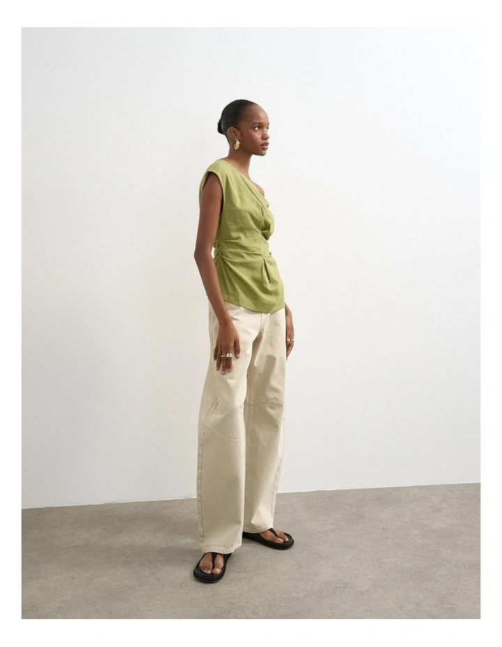 CASA CINCHED WAIST TOP image 1