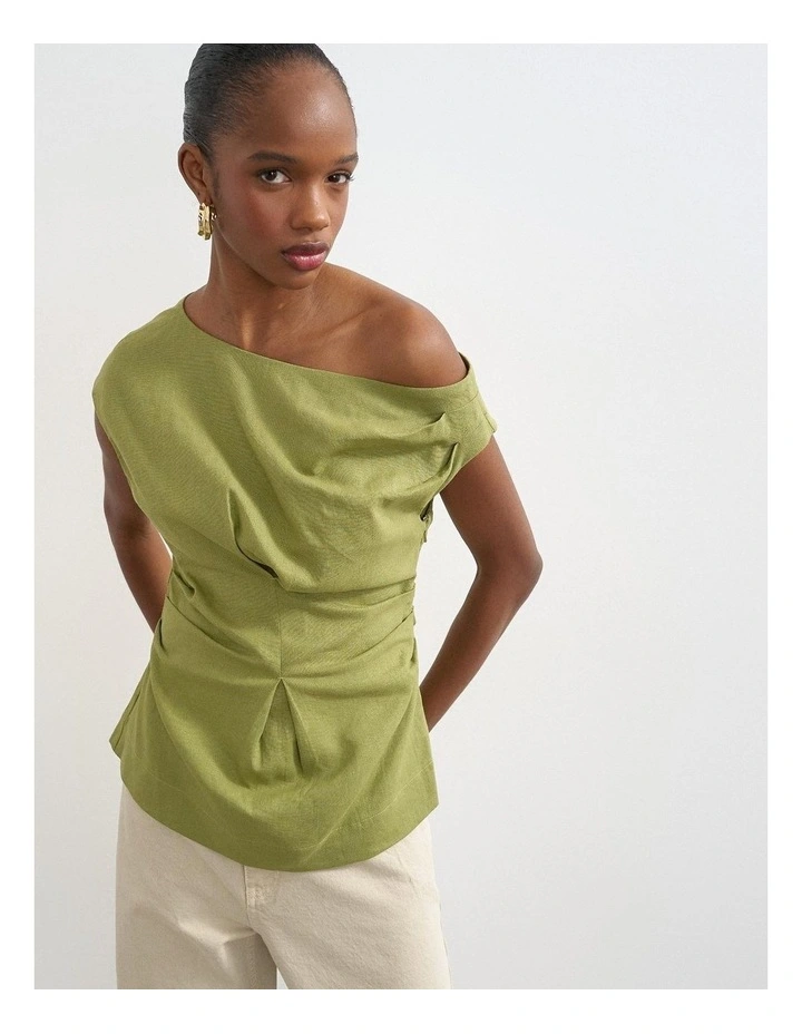 CASA CINCHED WAIST TOP image 2