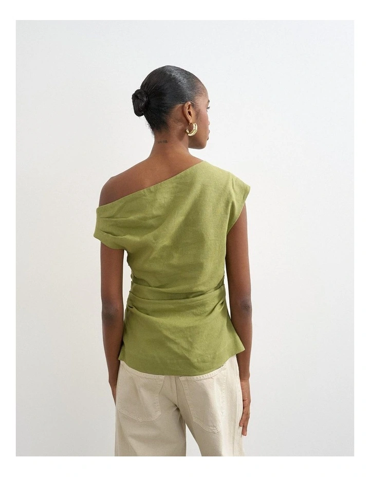 CASA CINCHED WAIST TOP image 4