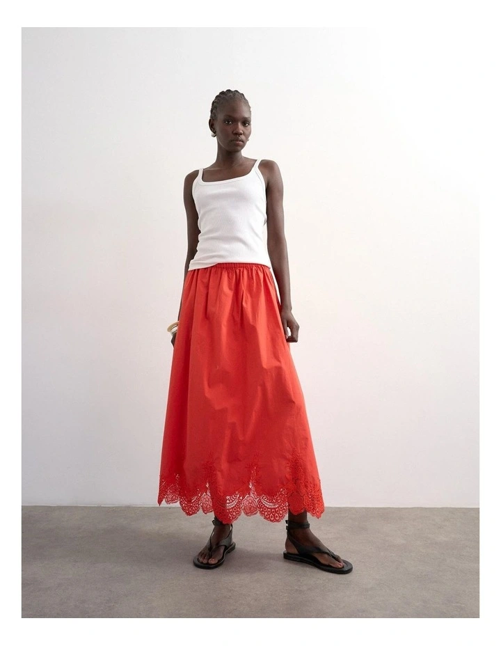 LINA LACE ANKLE SKIRT image 1