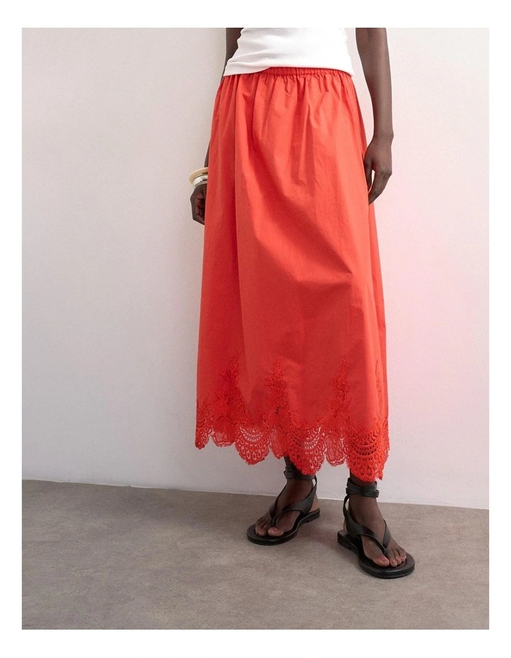 LINA LACE ANKLE SKIRT image 2