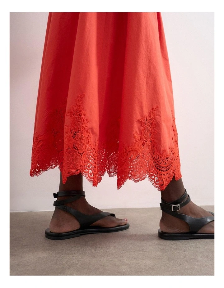 LINA LACE ANKLE SKIRT image 4