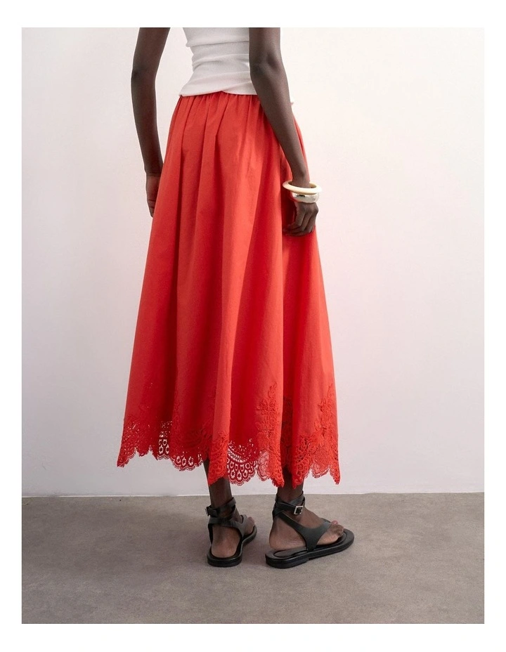 LINA LACE ANKLE SKIRT image 5