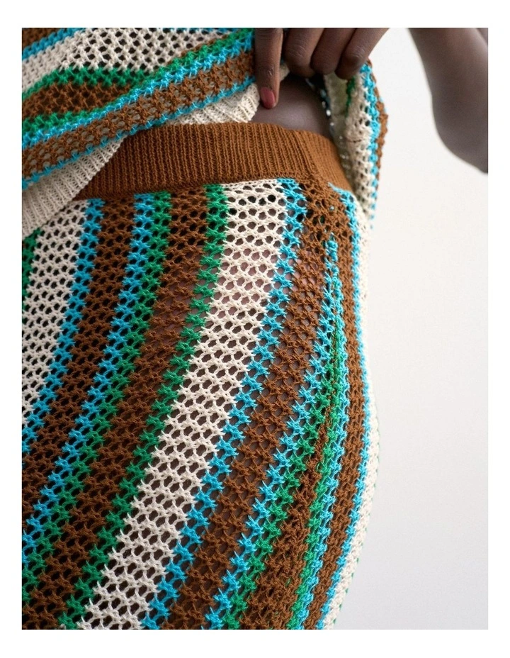 Tsingvild Maxi Knit Skirt in Multi image 3