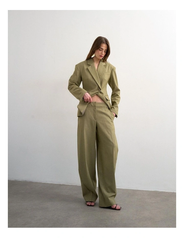 Tspalea Pleat Trouser in Grey image 1