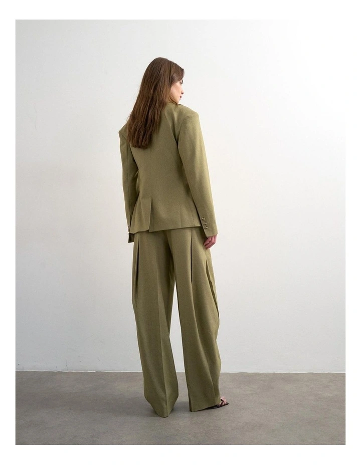 Tspalea Pleat Trouser in Grey image 3