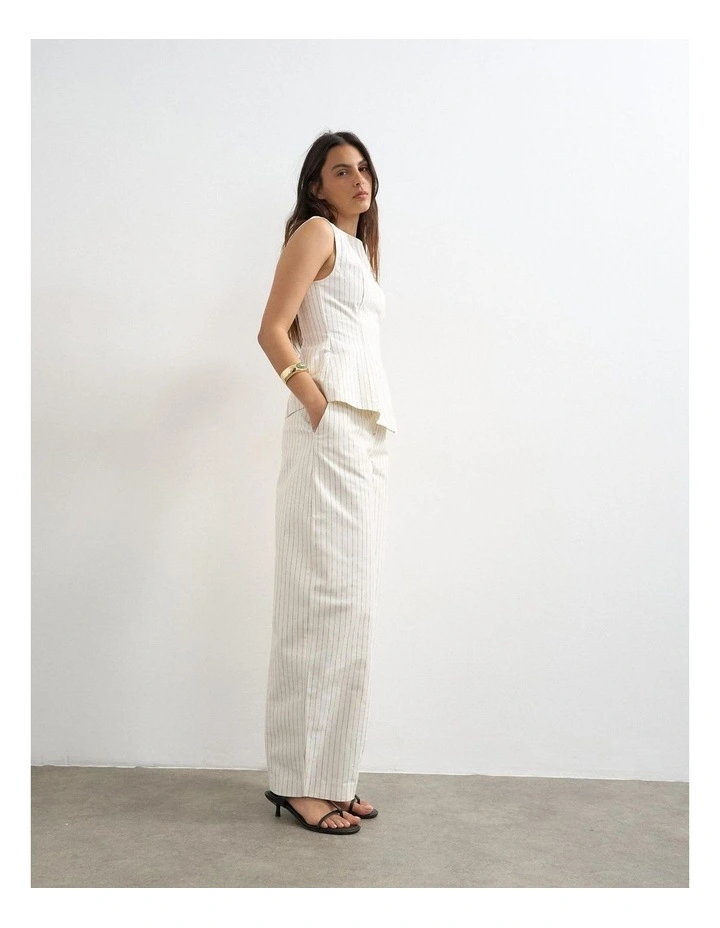 PARA STRIPED BARREL TROUSER image 2