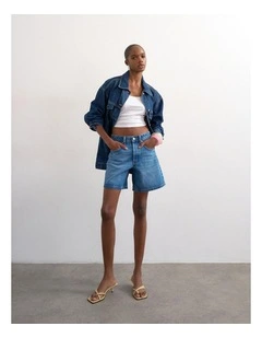 Vigga Denim Shorts in Blue