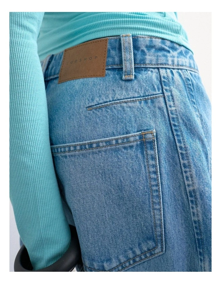 JOA DENIM BARREL JORT image 4