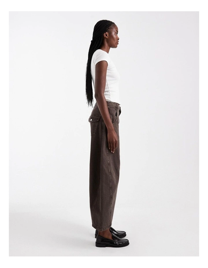 VEA BARREL HIGH RISE JEANS OTTER image 2