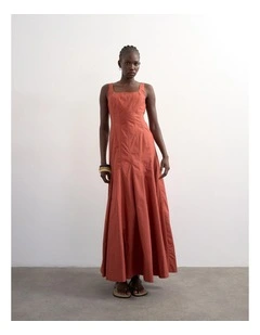 Eva Maxi Dress in Red