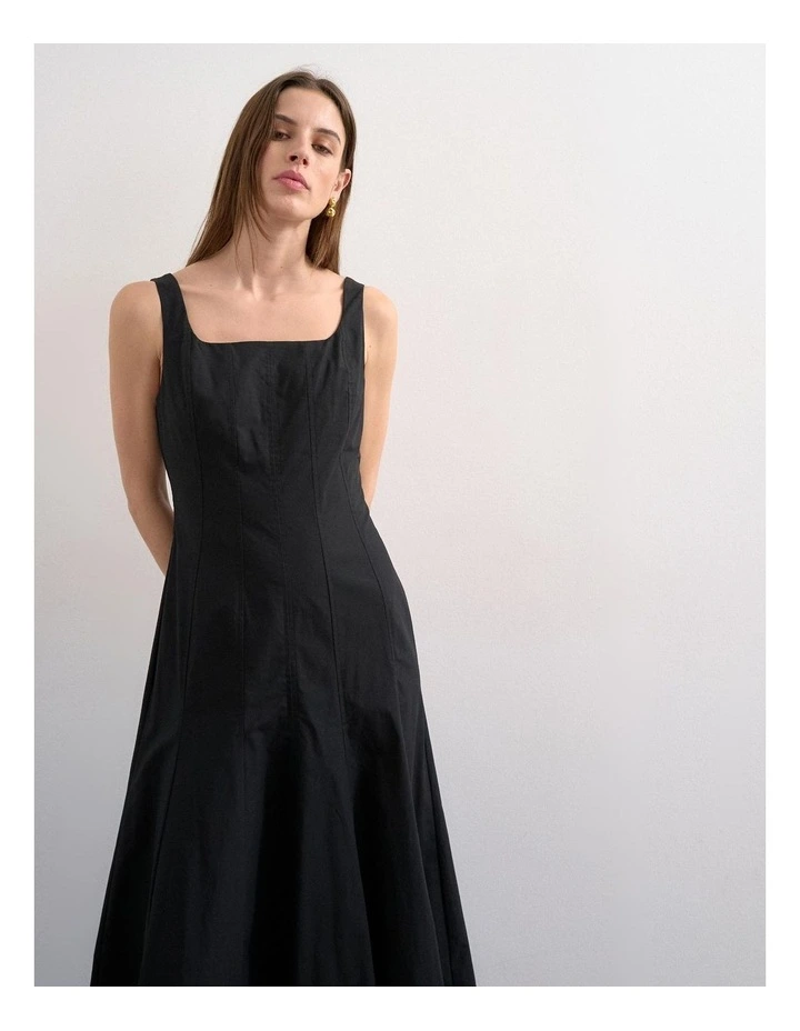 Tseva Maxi Dress in Black image 2